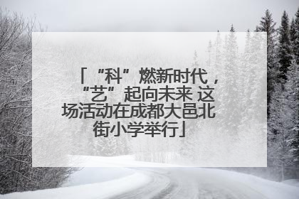 “科”燃新时代，“艺”起向未来 这场活动在成都大邑北街小学举行