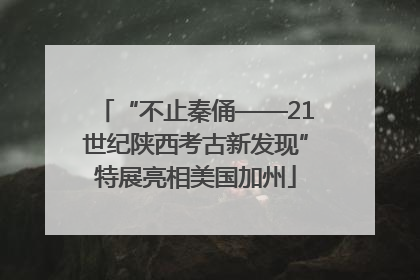 “不止秦俑——21世纪陕西考古新发现”特展亮相美国加州