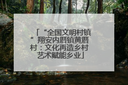 “全国文明村镇”翔安内厝镇黄厝村：文化再造乡村 艺术赋能乡业