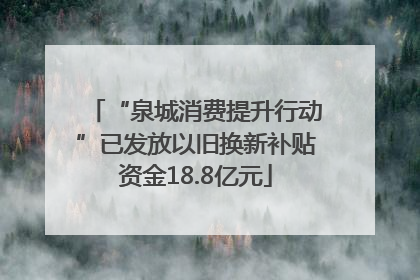 “泉城消费提升行动”已发放以旧换新补贴资金18.8亿元