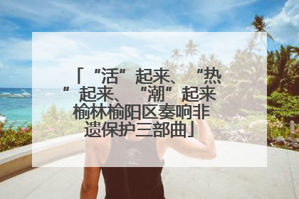 “活”起来、“热”起来、“潮”起来 榆林榆阳区奏响非遗保护三部曲