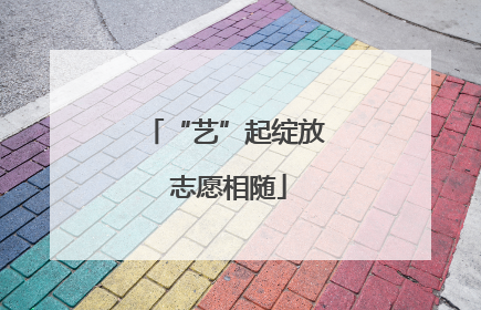 “艺”起绽放 志愿相随