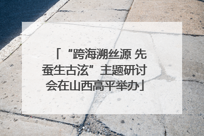 “跨海溯丝源 先蚕生古泫”主题研讨会在山西高平举办
