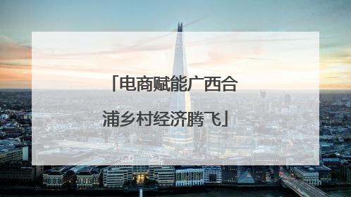 电商赋能广西合浦乡村经济腾飞