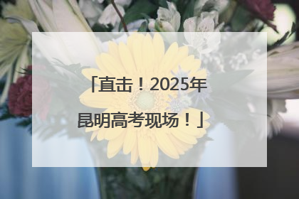 直击！2025年昆明高考现场！