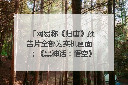 网易称《归唐》预告片全部为实机画面；《黑神话：悟空》公布Xbox版预购视频｜游戏早参