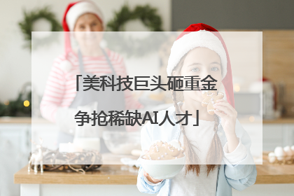美科技巨头砸重金争抢稀缺AI人才