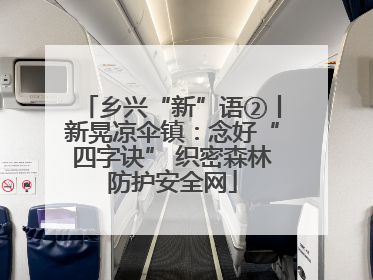 乡兴“新”语②丨新晃凉伞镇：念好“四字诀” 织密森林防护安全网