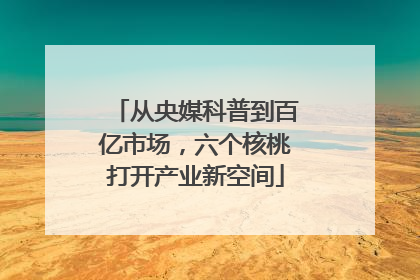从央媒科普到百亿市场，六个核桃打开产业新空间