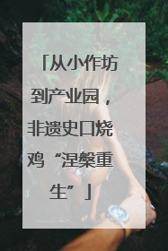 从小作坊到产业园，非遗史口烧鸡“涅槃重生”