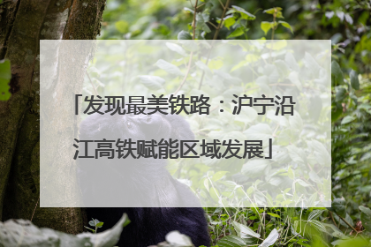发现最美铁路：沪宁沿江高铁赋能区域发展
