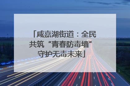 咸嘉湖街道：全民共筑“青春防毒墙” 守护无毒未来