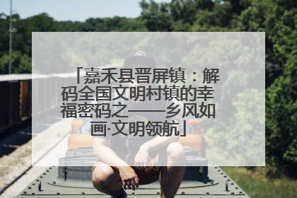嘉禾县晋屏镇：解码全国文明村镇的幸福密码之——乡风如画·文明领航