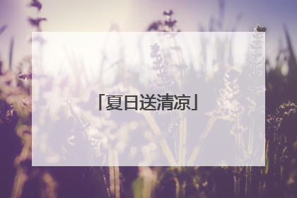 夏日送清凉