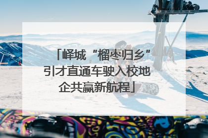 峄城“榴枣归乡”引才直通车驶入校地企共赢新航程