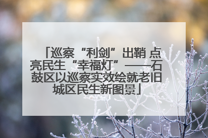 巡察“利剑”出鞘 点亮民生“幸福灯”——石鼓区以巡察实效绘就老旧城区民生新图景