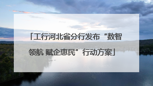工行河北省分行发布“数智领航 赋企惠民”行动方案