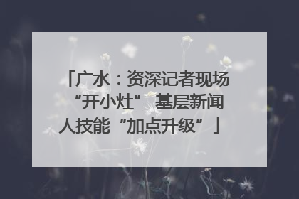 广水：资深记者现场“开小灶” 基层新闻人技能“加点升级”