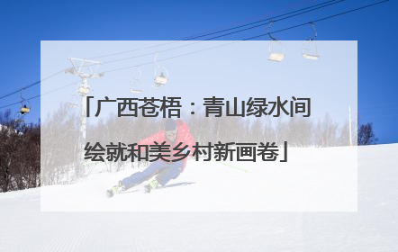 广西苍梧：青山绿水间绘就和美乡村新画卷