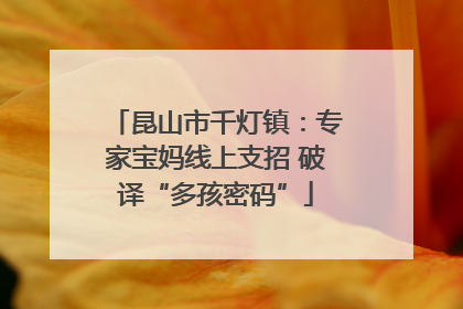 昆山市千灯镇：专家宝妈线上支招 破译“多孩密码”
