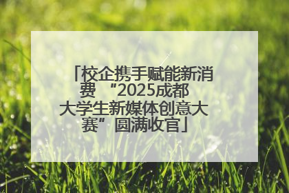 校企携手赋能新消费 “2025成都大学生新媒体创意大赛”圆满收官