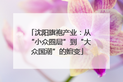 沈阳旗袍产业：从“小众圈层”到“大众国潮”的嬗变