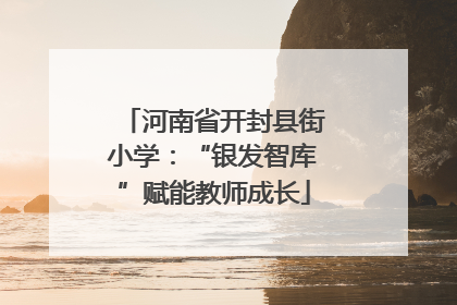 河南省开封县街小学：“银发智库”赋能教师成长