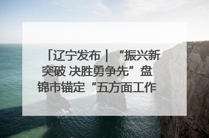 辽宁发布｜“振兴新突破 决胜勇争先”盘锦市锚定“五方面工作”力争全年地区生产总值增长5.5%左右