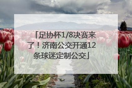 足协杯1/8决赛来了！济南公交开通12条球迷定制公交
