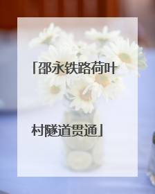 邵永铁路荷叶村隧道贯通