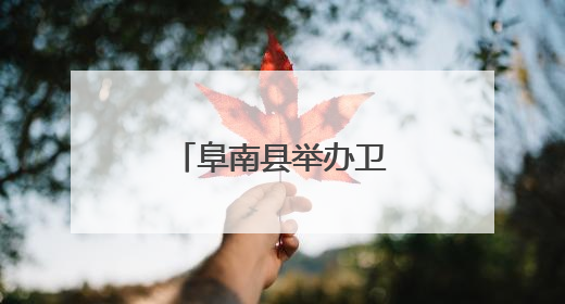 阜南县举办卫生健康系统好人表彰宣讲会
