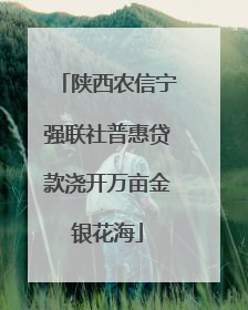 陕西农信宁强联社普惠贷款浇开万亩金银花海