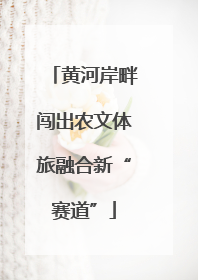 黄河岸畔闯出农文体旅融合新“赛道”