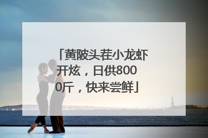 黄陂头茬小龙虾开炫，日供8000斤，快来尝鲜