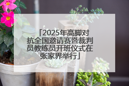 2025年高脚对抗全国邀请赛暨裁判员教练员开班仪式在张家界举行