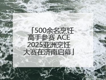 500余名烹饪高手参赛 ACE2025亚洲烹饪大赛在济南启幕